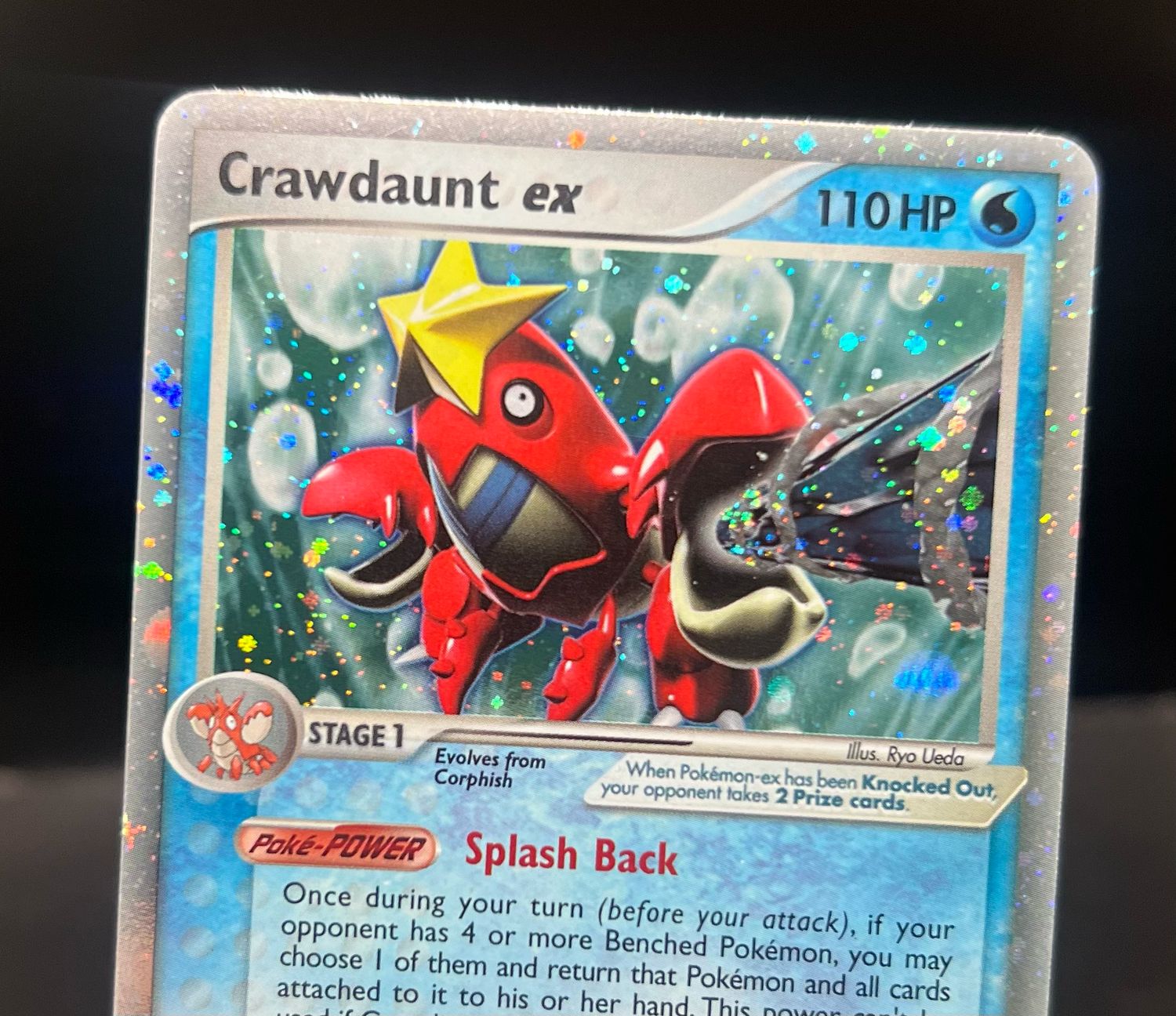 PSA8】シザリガーex 英語 99/110 crawdaunt Crawdaunt - Deoxys