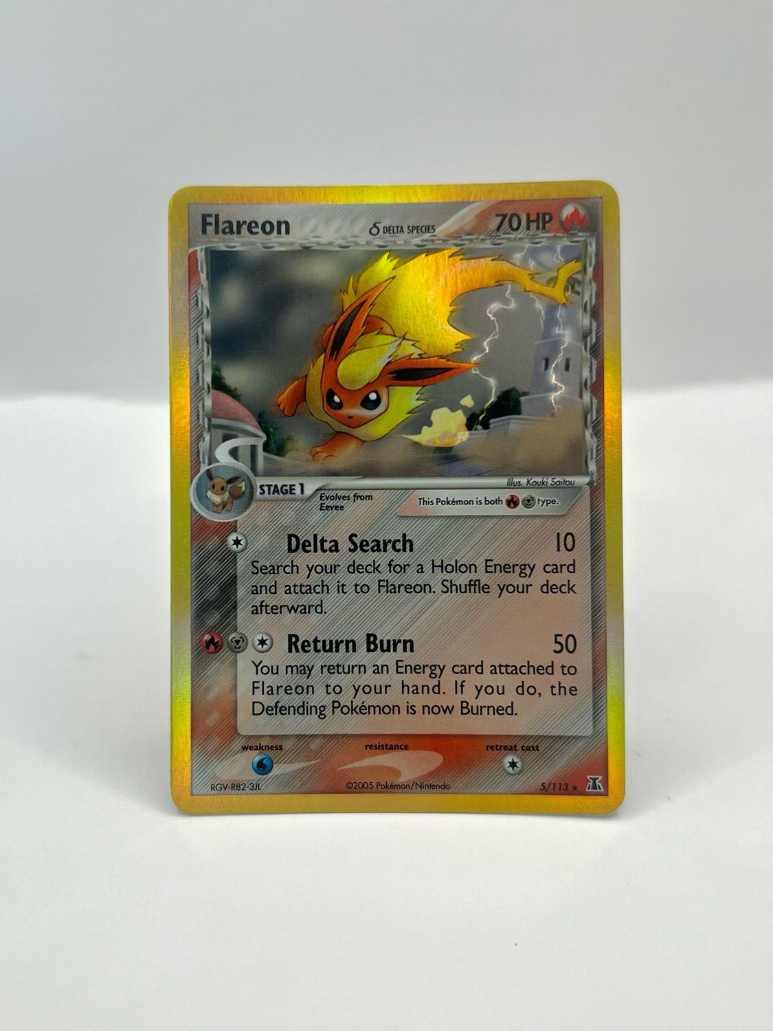 5/113 Flareon Near Mint Holo