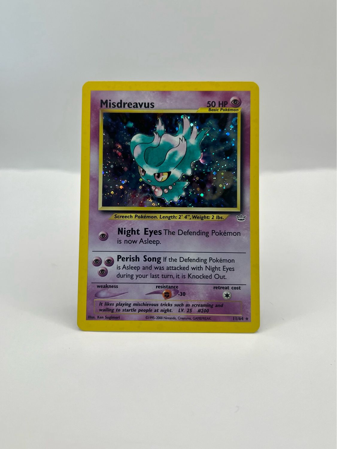 11/64 Misdreavous Near Mint Holo
