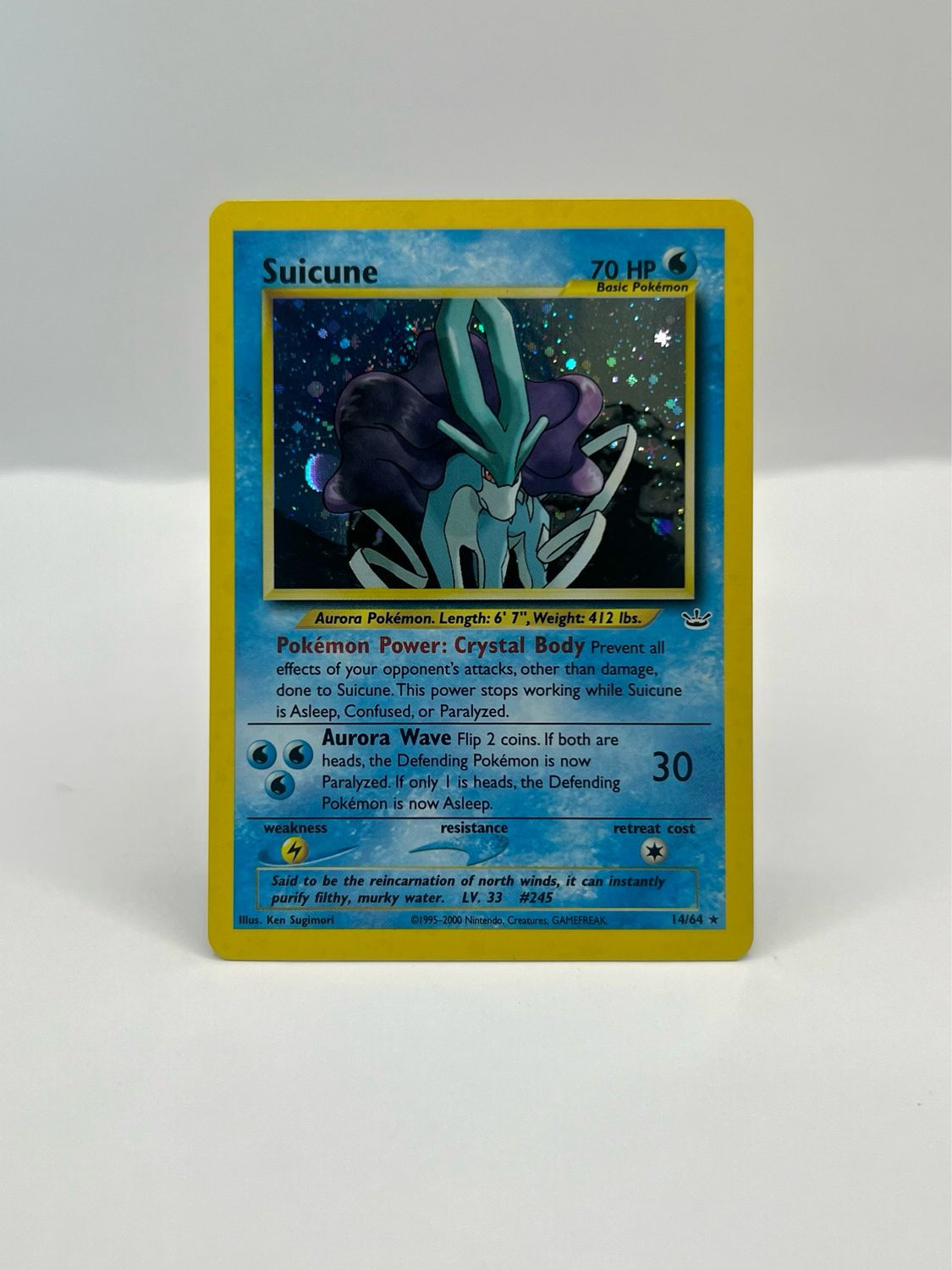14/64 Suicune Near Mint Holo