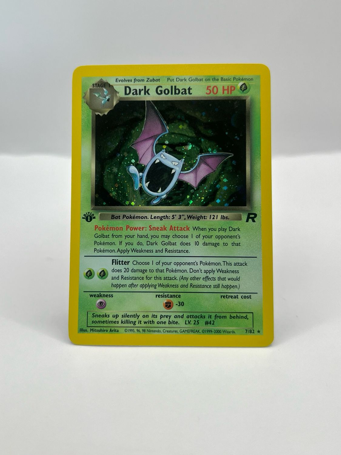 7/82 Dark Golbat 1st Edition Near Mint Holo