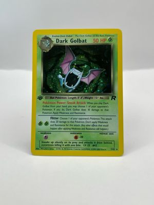 7/82 Dark Golbat 1st Edition Near Mint Holo