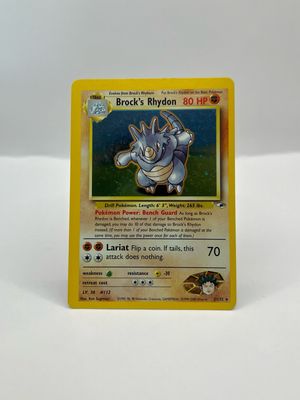 2/132 Brock&#39;s Rhydon Near Mint Holo