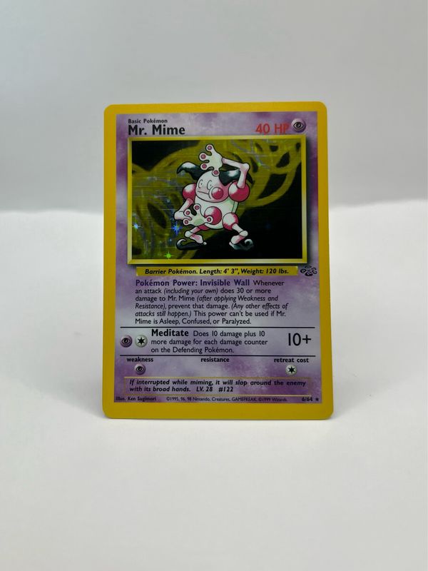 6/64 Mr. Mime Near Mint Holo