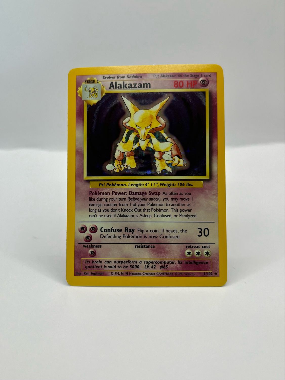 1/102 Alakazam Near Mint Holo