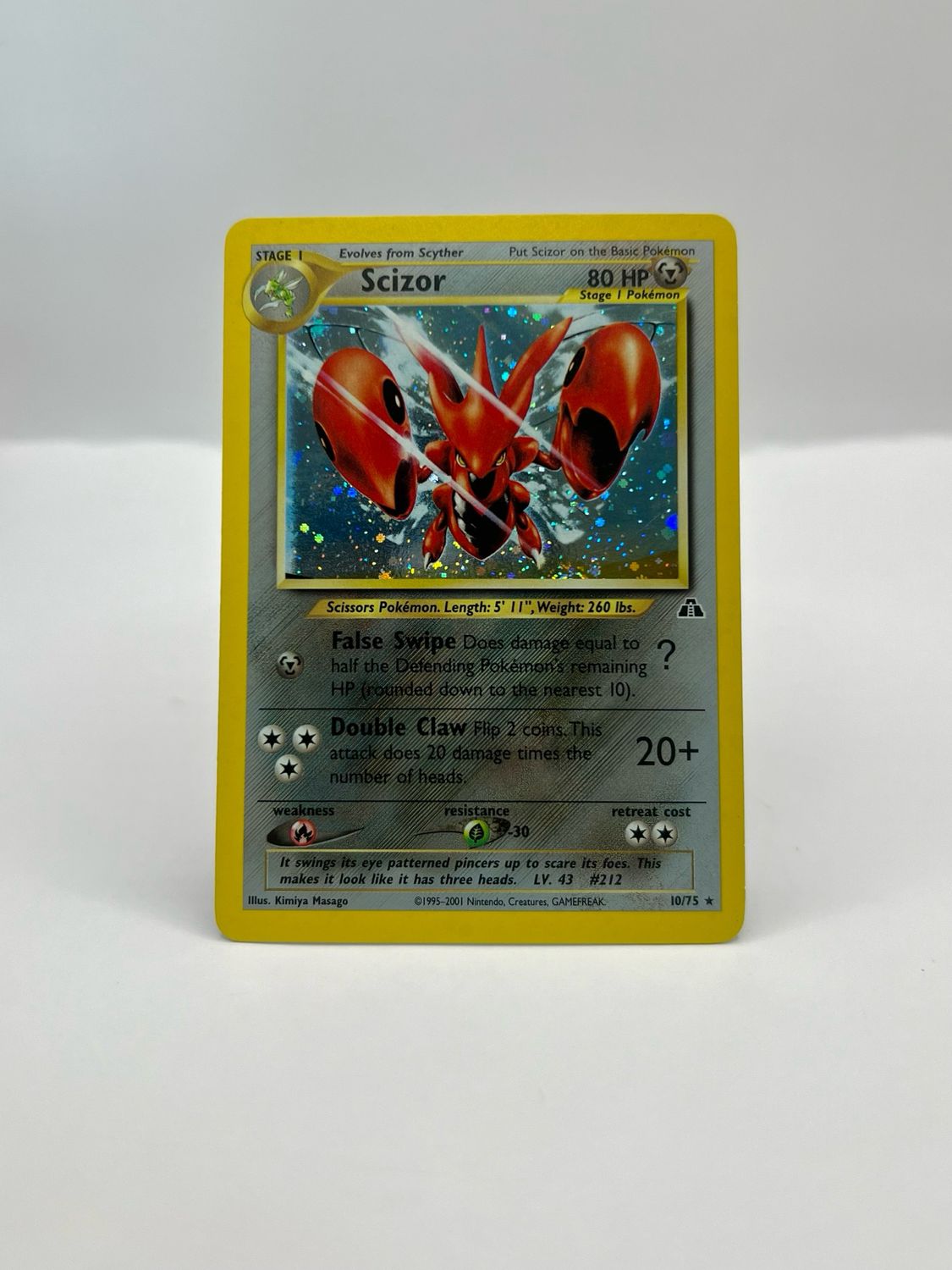 10/75 Scizor Near Mint Holo