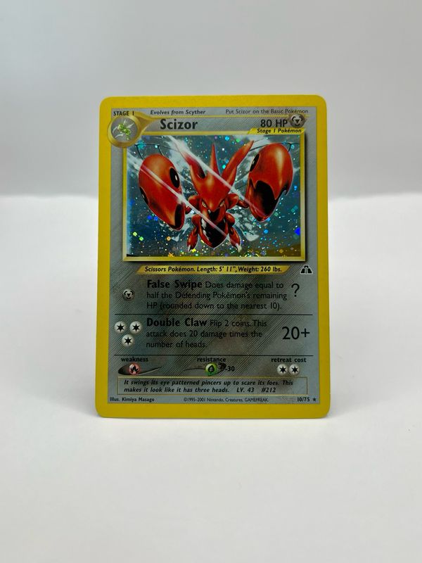 10/75 Scizor Near Mint Holo