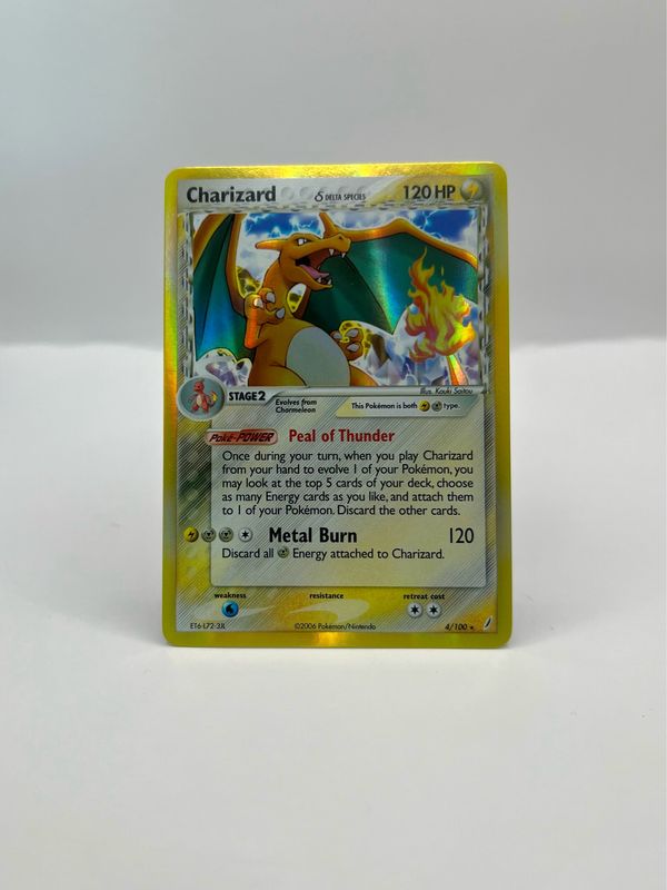 4/100 Charizard Near Mint Holo