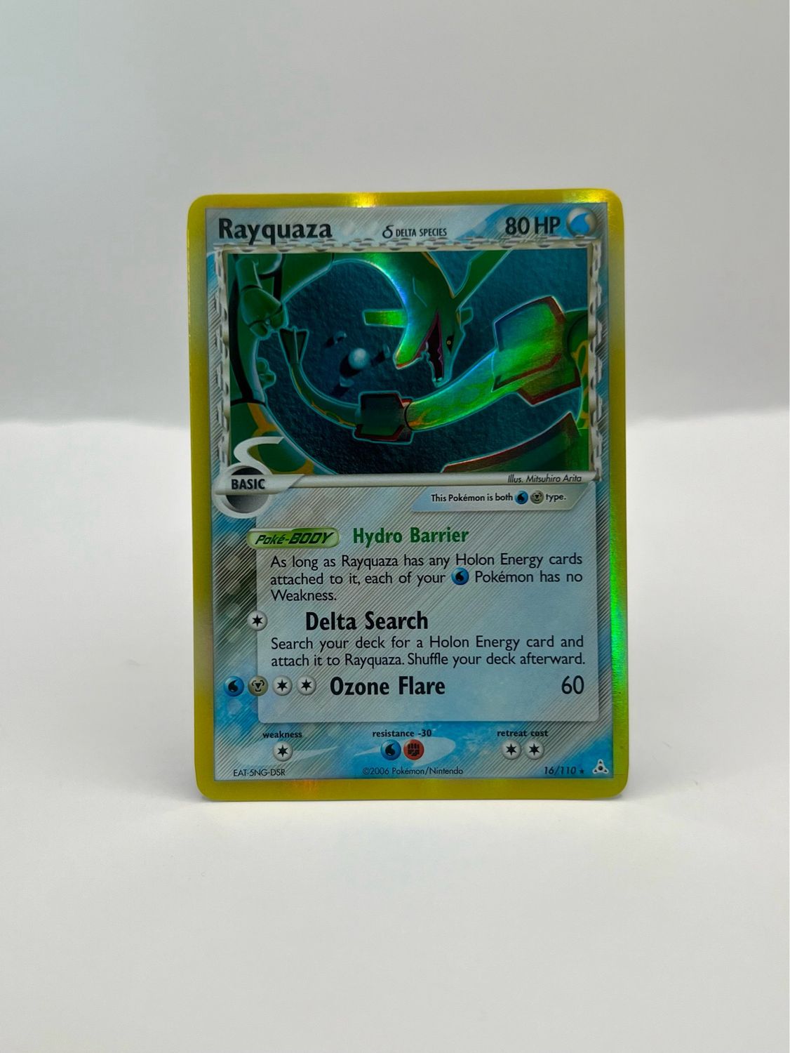 16/110 Rayquaza Near Mint Holo