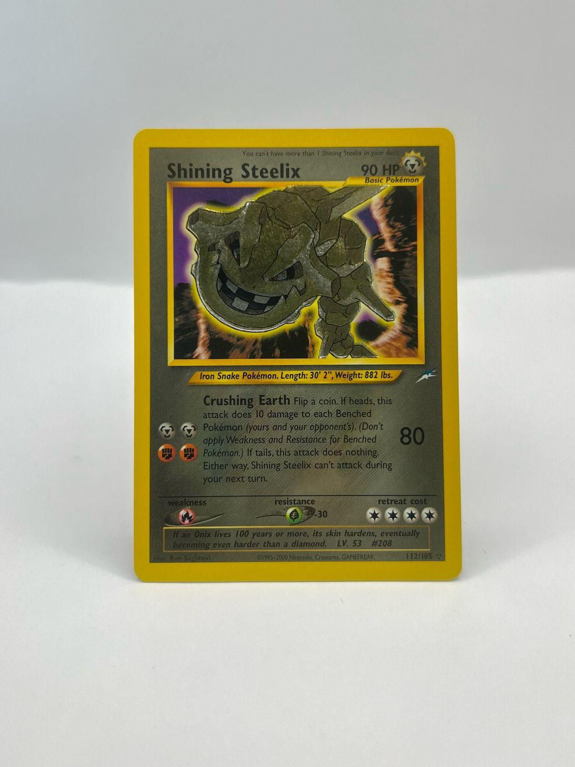 112/105 Shining Steelix Near Mint Holo
