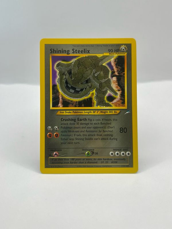 112/105 Shining Steelix Near Mint Holo
