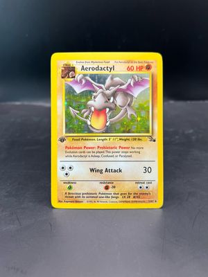 1/62 Aerodactyl 1st Edition Near Mint Holo