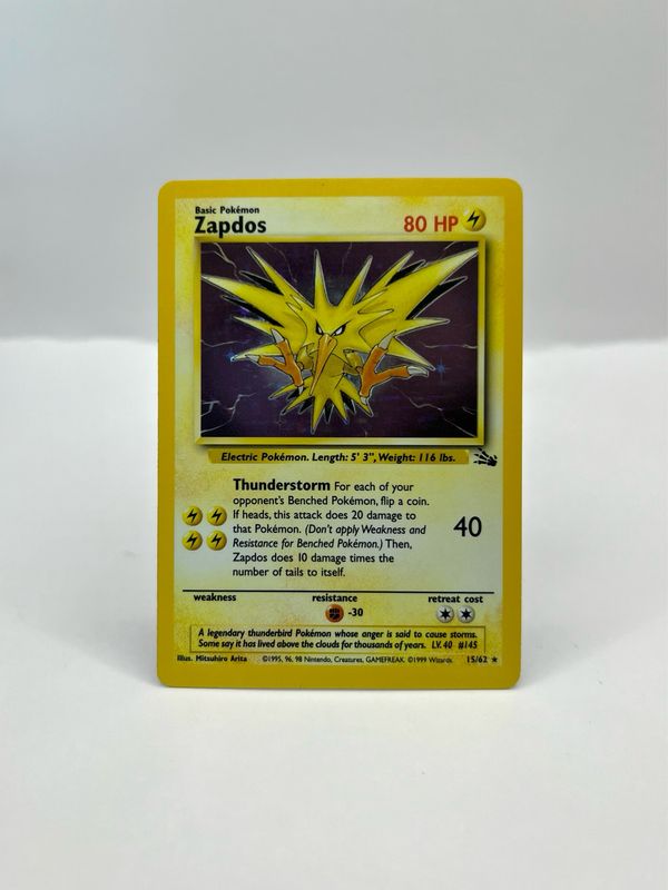 15/62 Zapdos Near Mint Holo