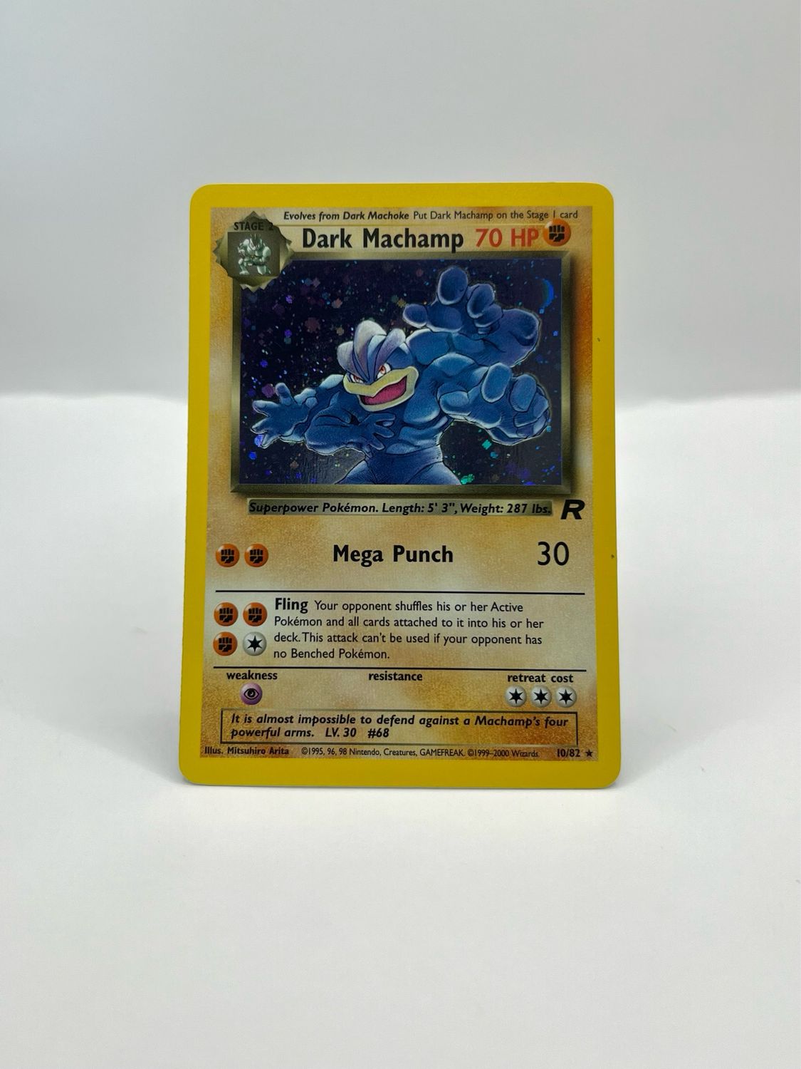 10/82 Dark Machamp Holo Near Mint