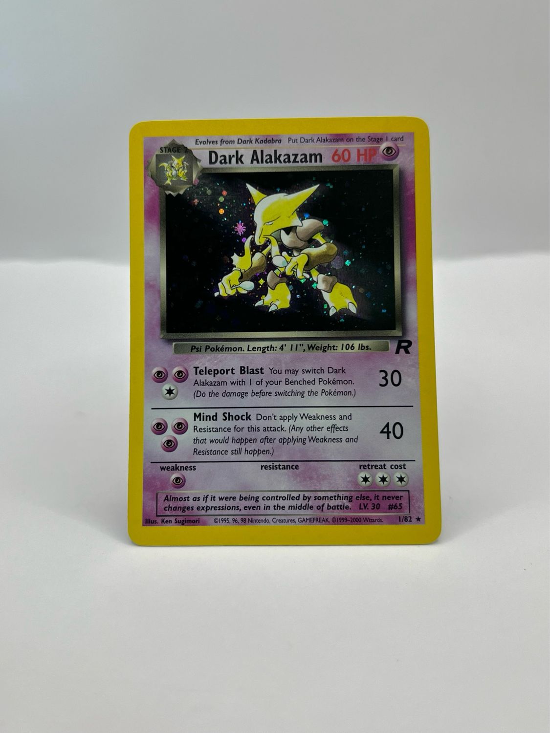 1/82 Dark Alakazam Near Mint Holo