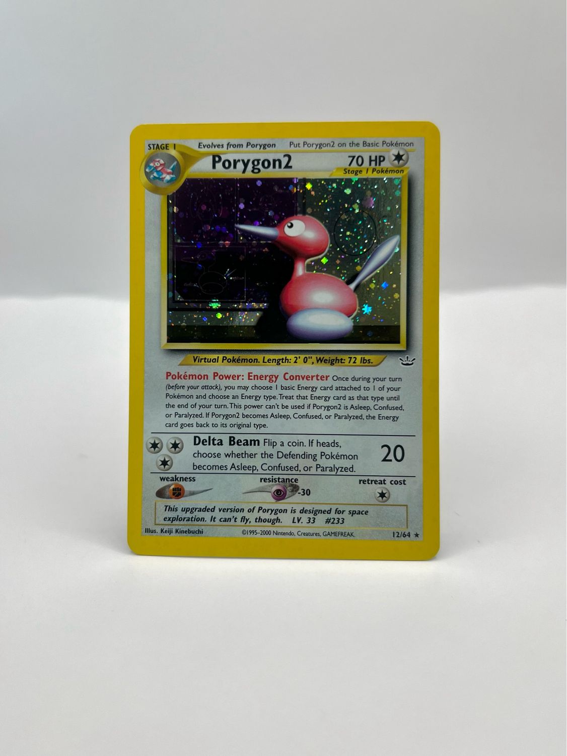 12/64 Porygon 2 Holo Near Mint