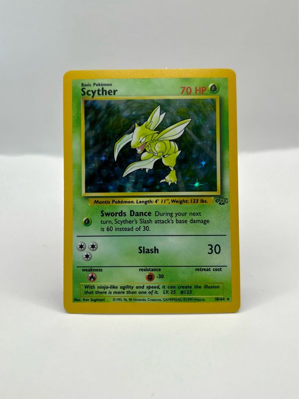 10/64 Scyther Near Mint Holo