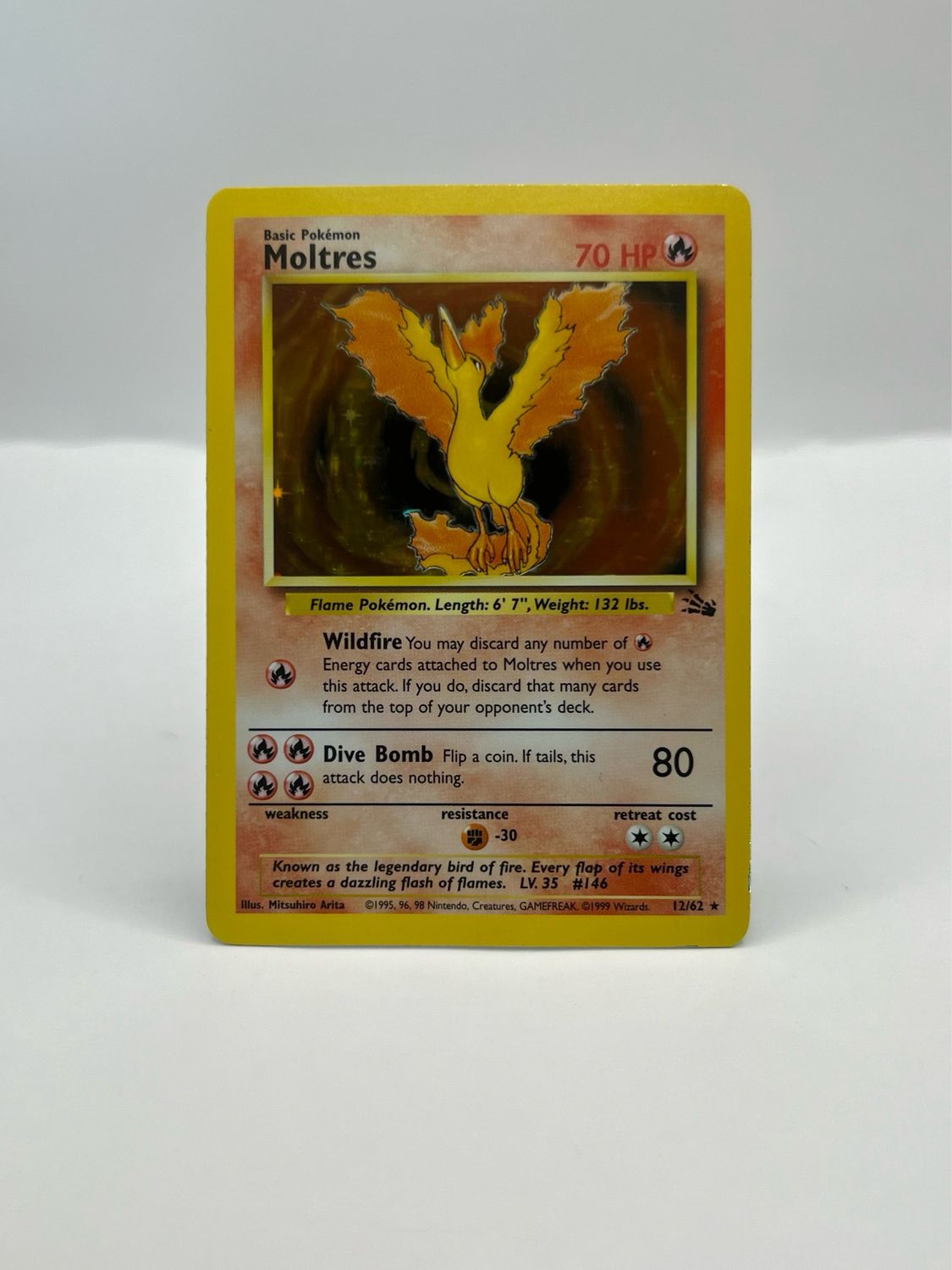 12/62 Moltres Holo Near Mint