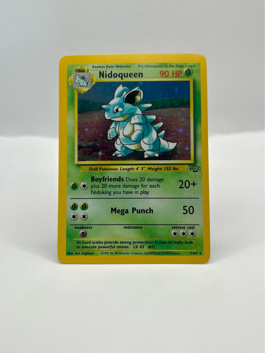 7/64 Nidoqueen Near Mint Holo