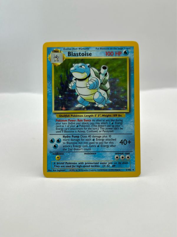 2/102 Blastoise Holo Near Mint