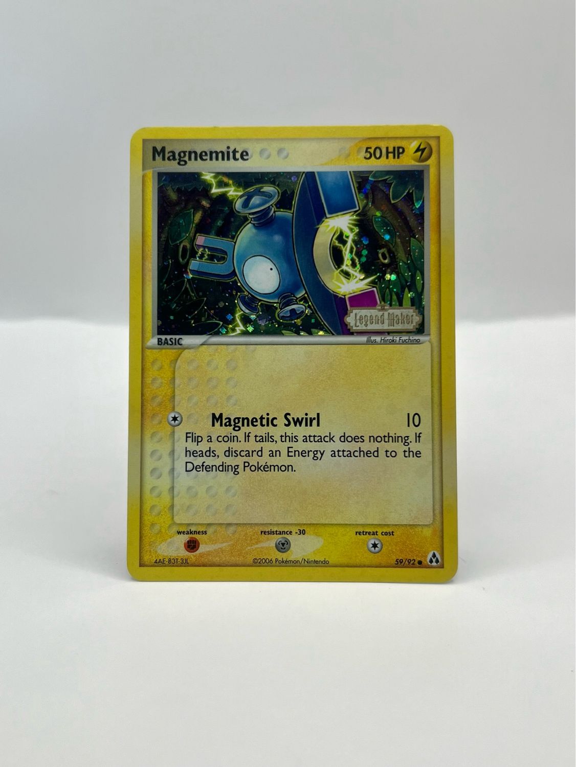 59/92 Magnemite Stamped Reverse Holo Light Play