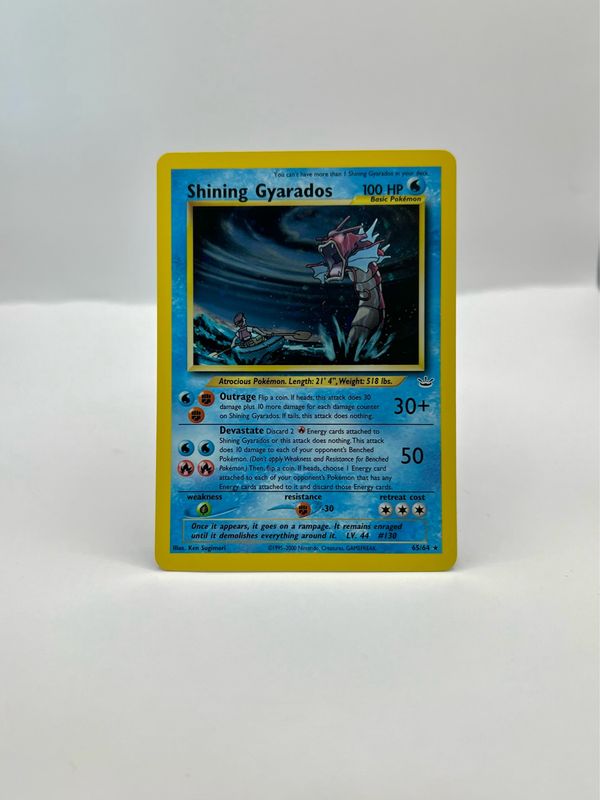 65/64 Shining Gyarados Near Mint Holo