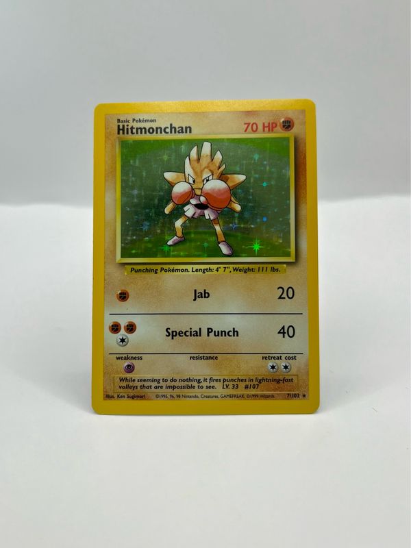 7/102 Hitmonchan Holo Near Mint