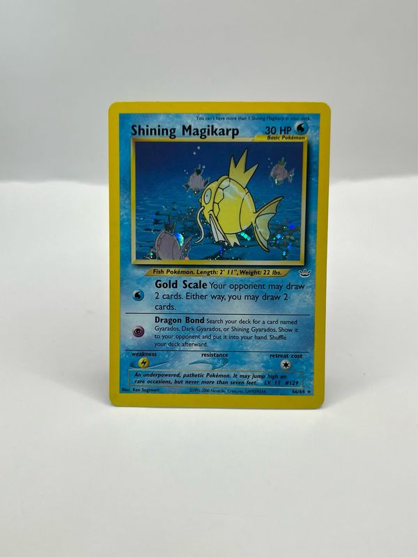 66/64 Shining Magikarp Near Mint Holo