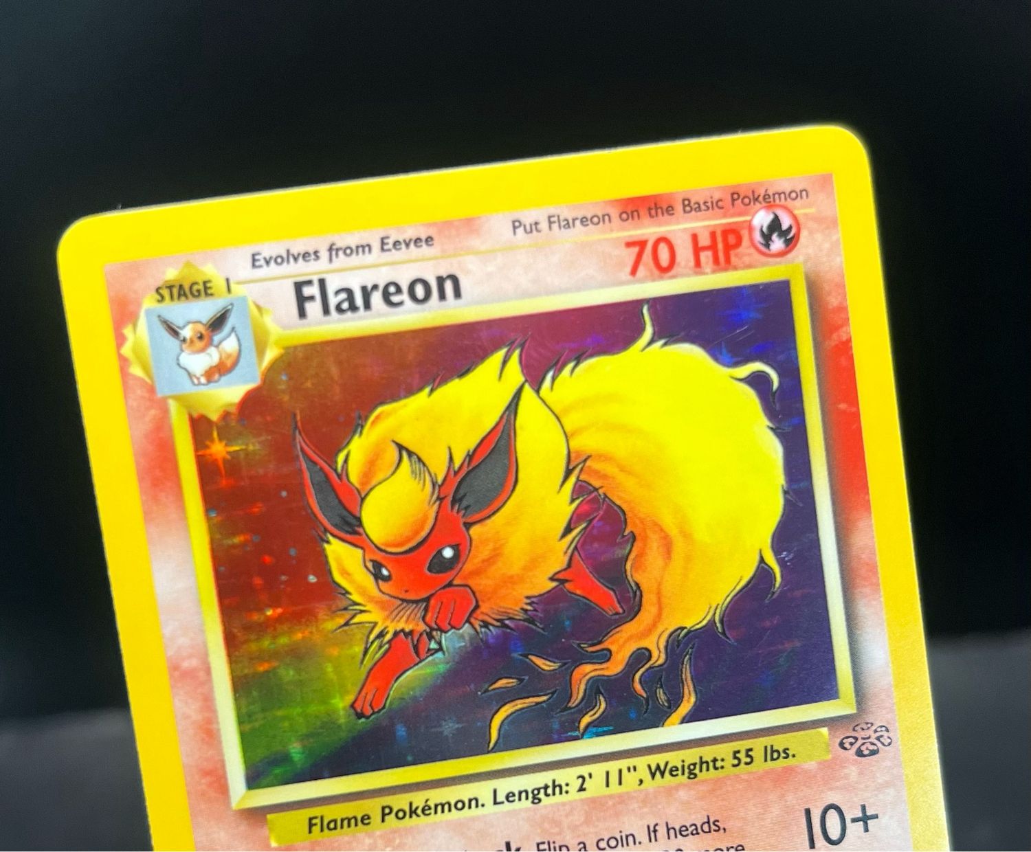 holographic flareon pokemon card Japanese 021/187 sv8a Holo TCG Celebrate the incredible history of the TCG hobby by adding this Flareon 1999 Pokemon Jungle Holo Rare #3 PSA Authenticated 6 Card to your vault Flareon Ancient Origins | Pokmon