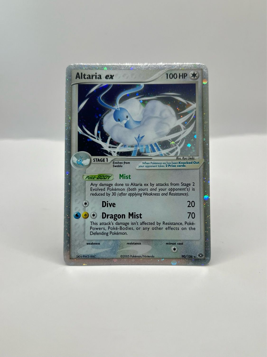 90/106 Altaria EX Near Mint Holo