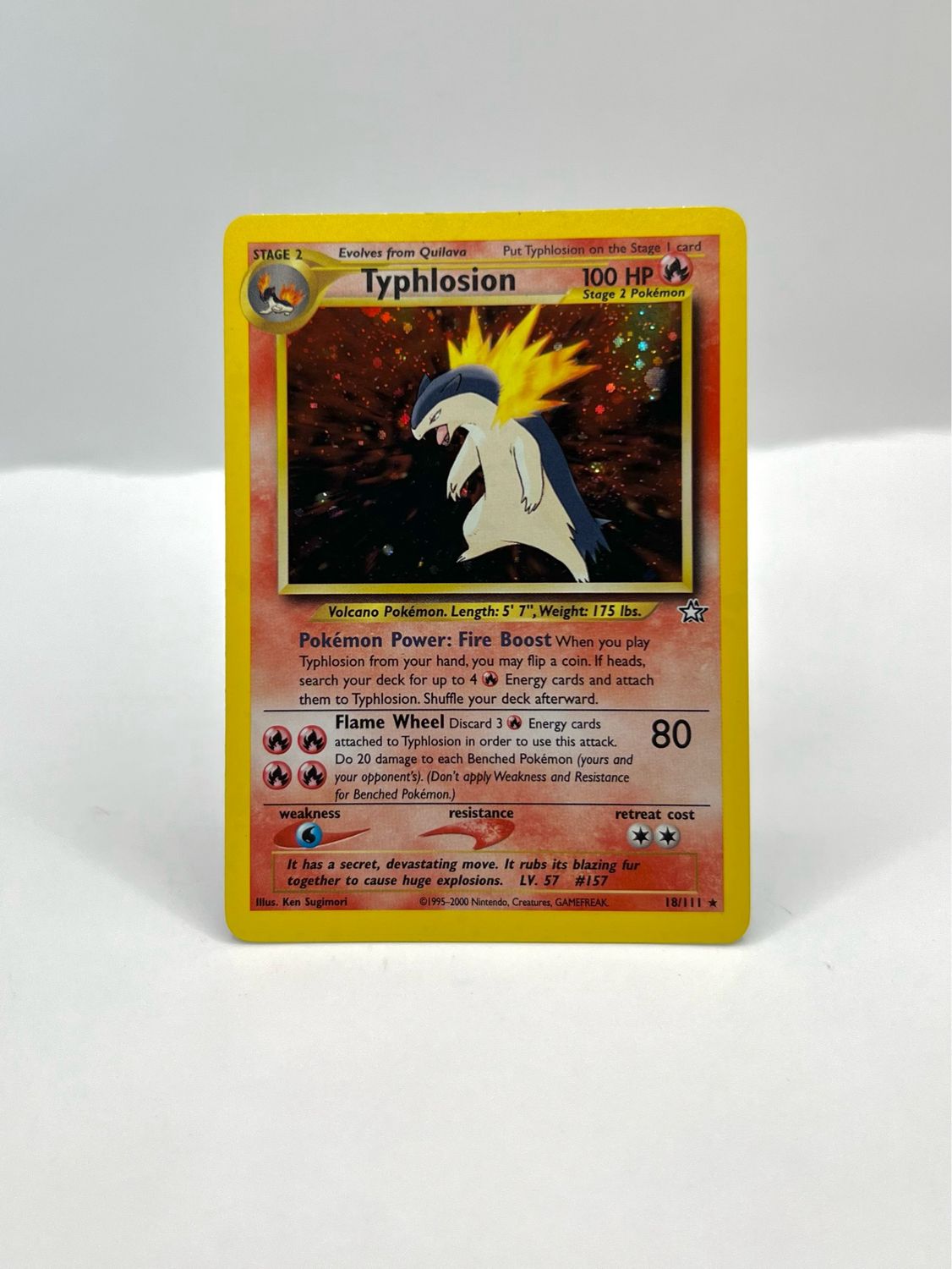 18/111 Typhlosion Mint Holo