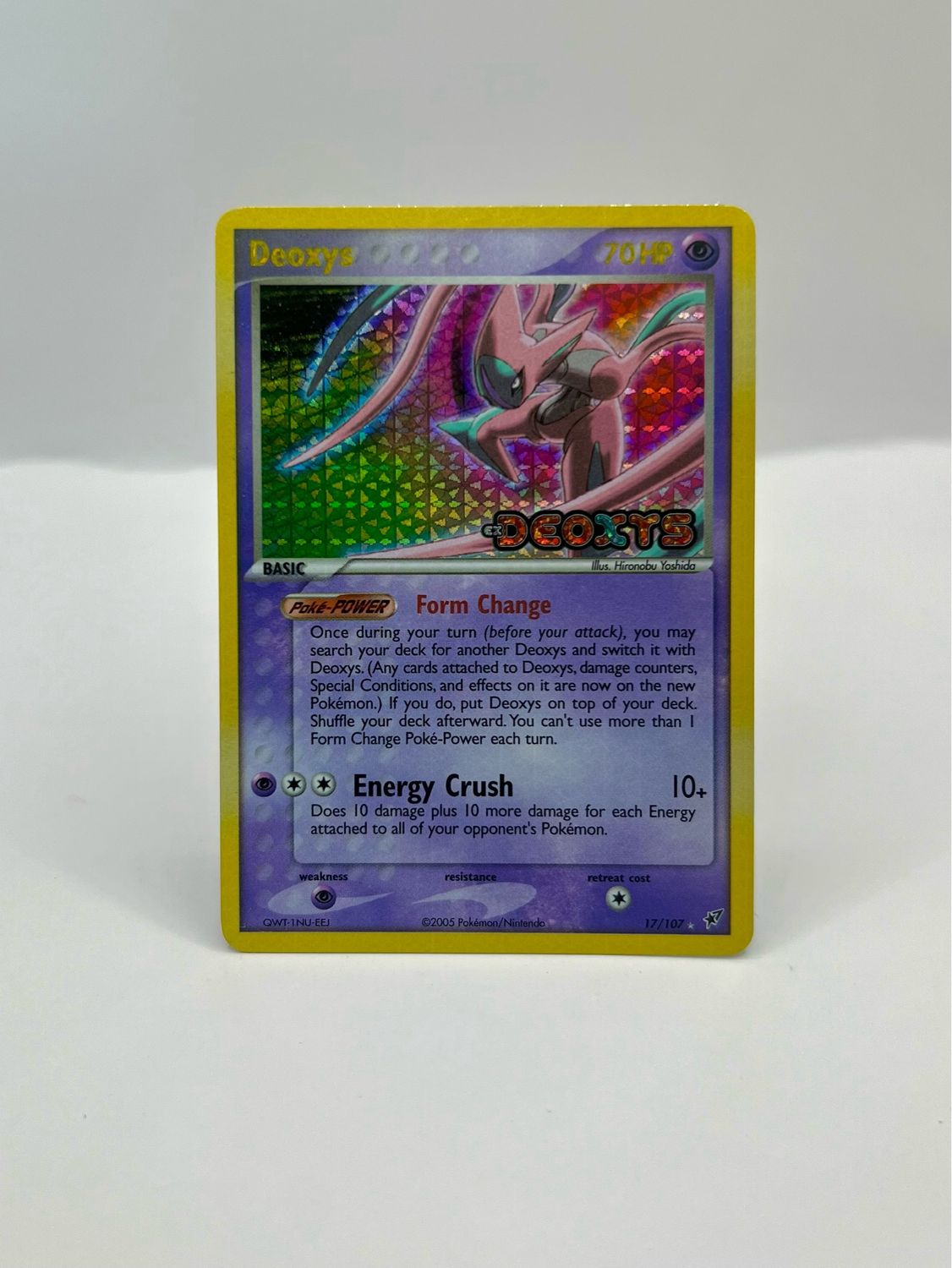 17/107 Deoxys (Attack) Stamped Mint Holo