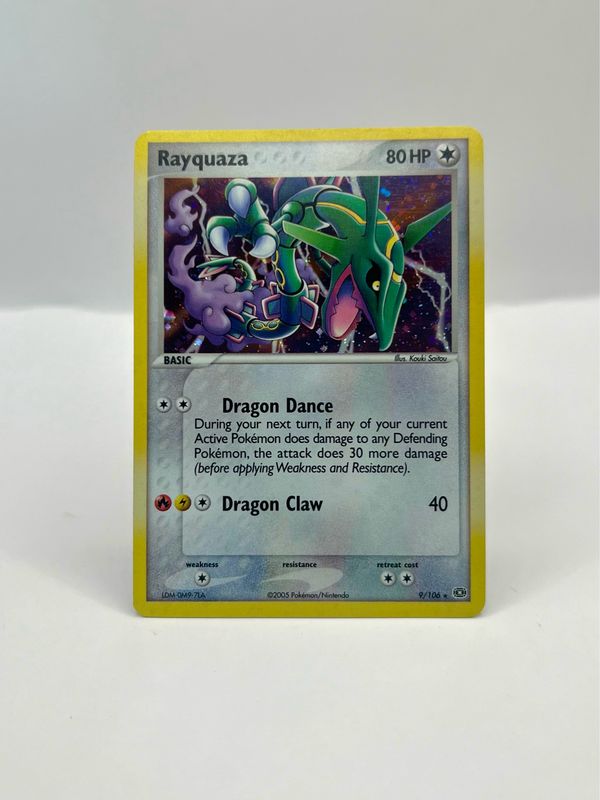 9/106 Rayquaza Near Mint Holo