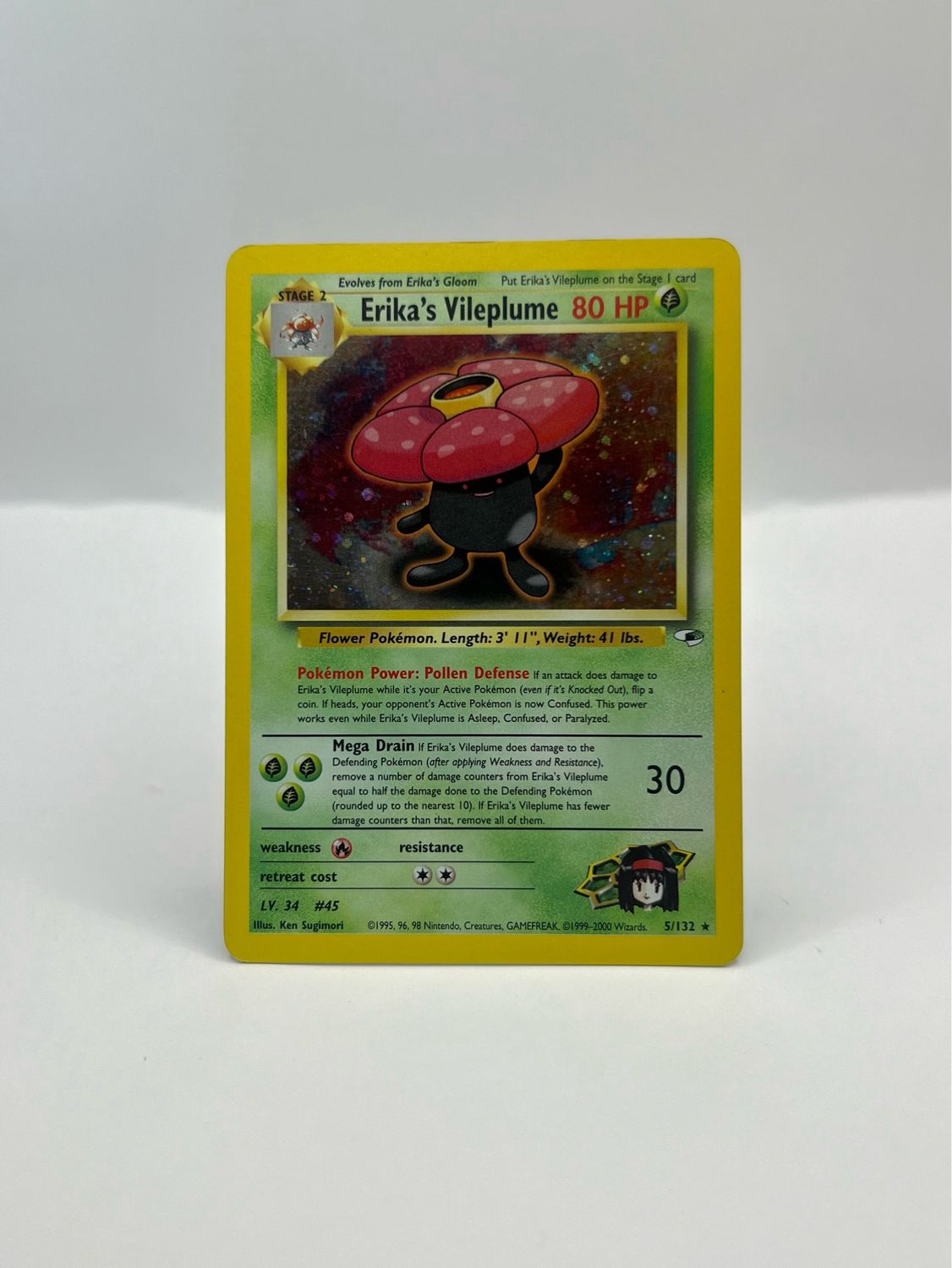 5/132 Erika’s Vileplume Holo Light Play