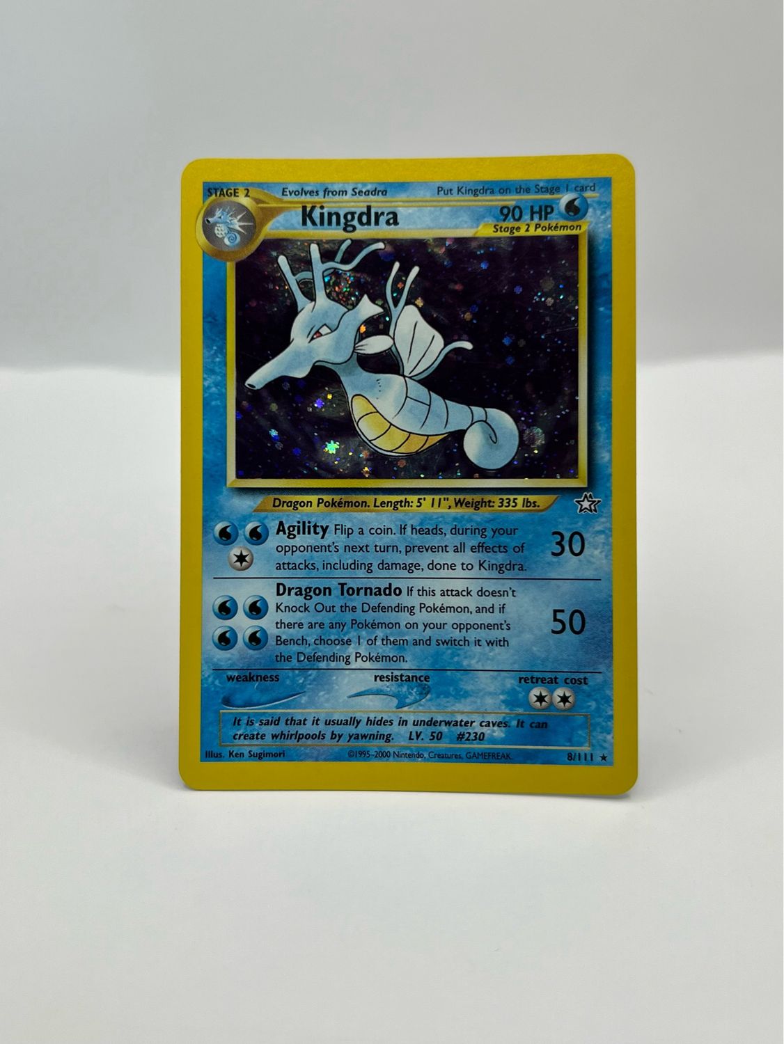 8/111 Kingdra Near Mint Holo
