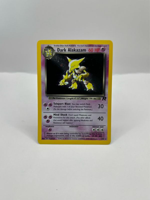 1/82 Dark Alakazam Near Mint Holo