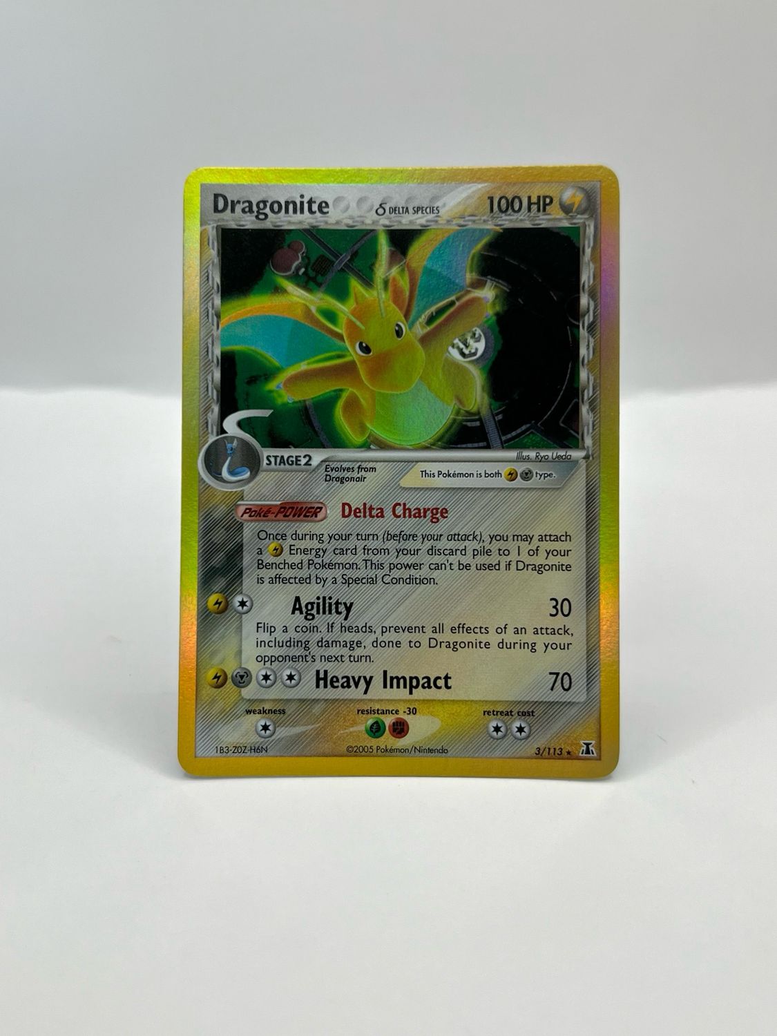 3/113 Dragonite Near Mint Holo