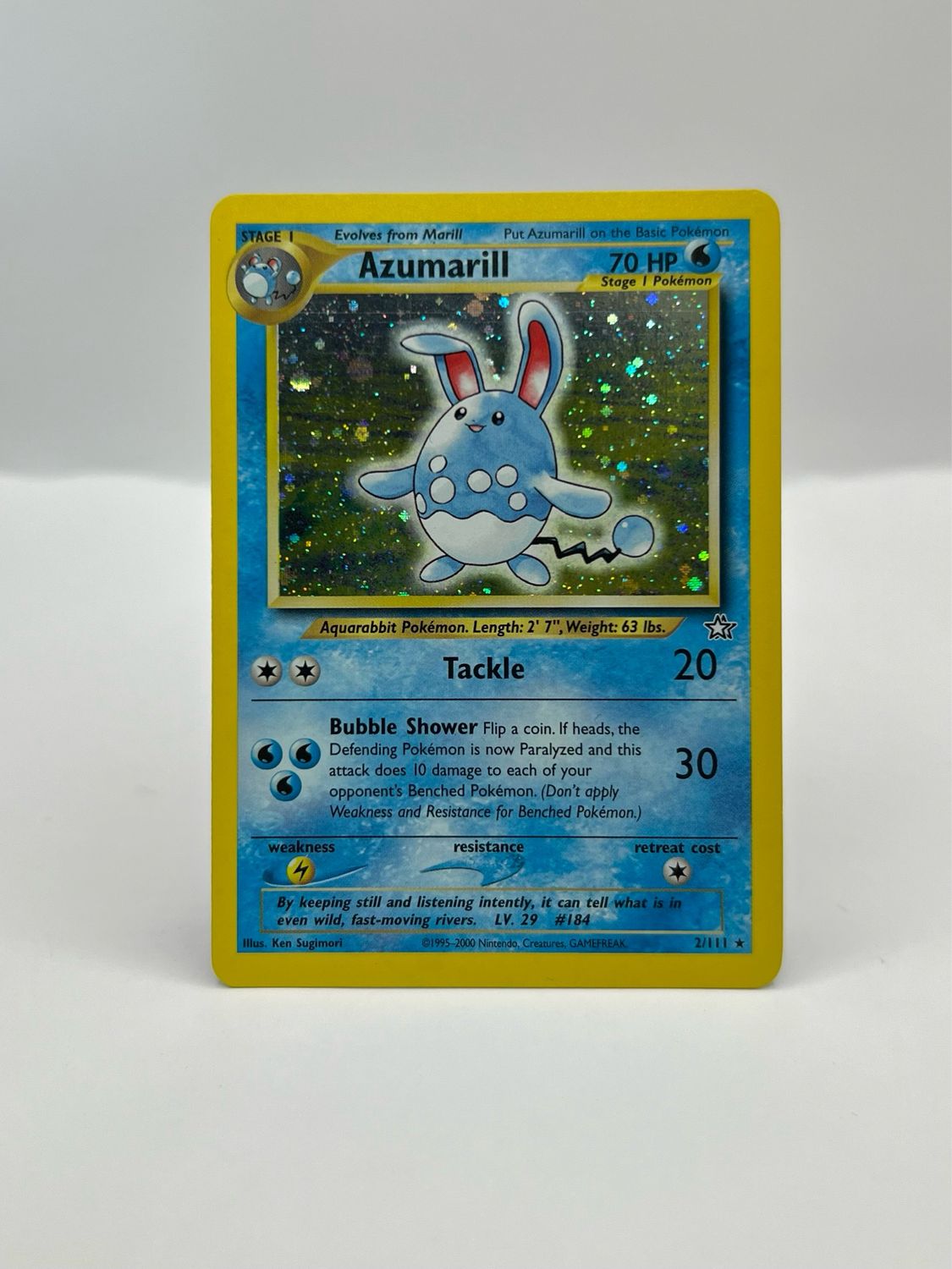2/111 Azumarill Near Mint Holo