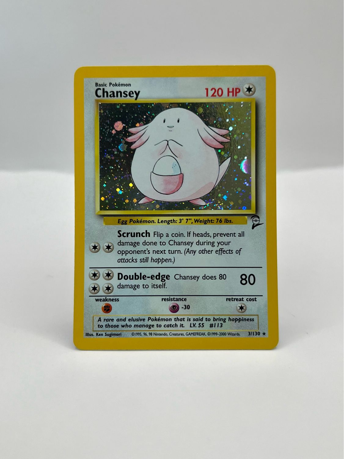 3/130 Chansey Near Mint Holo