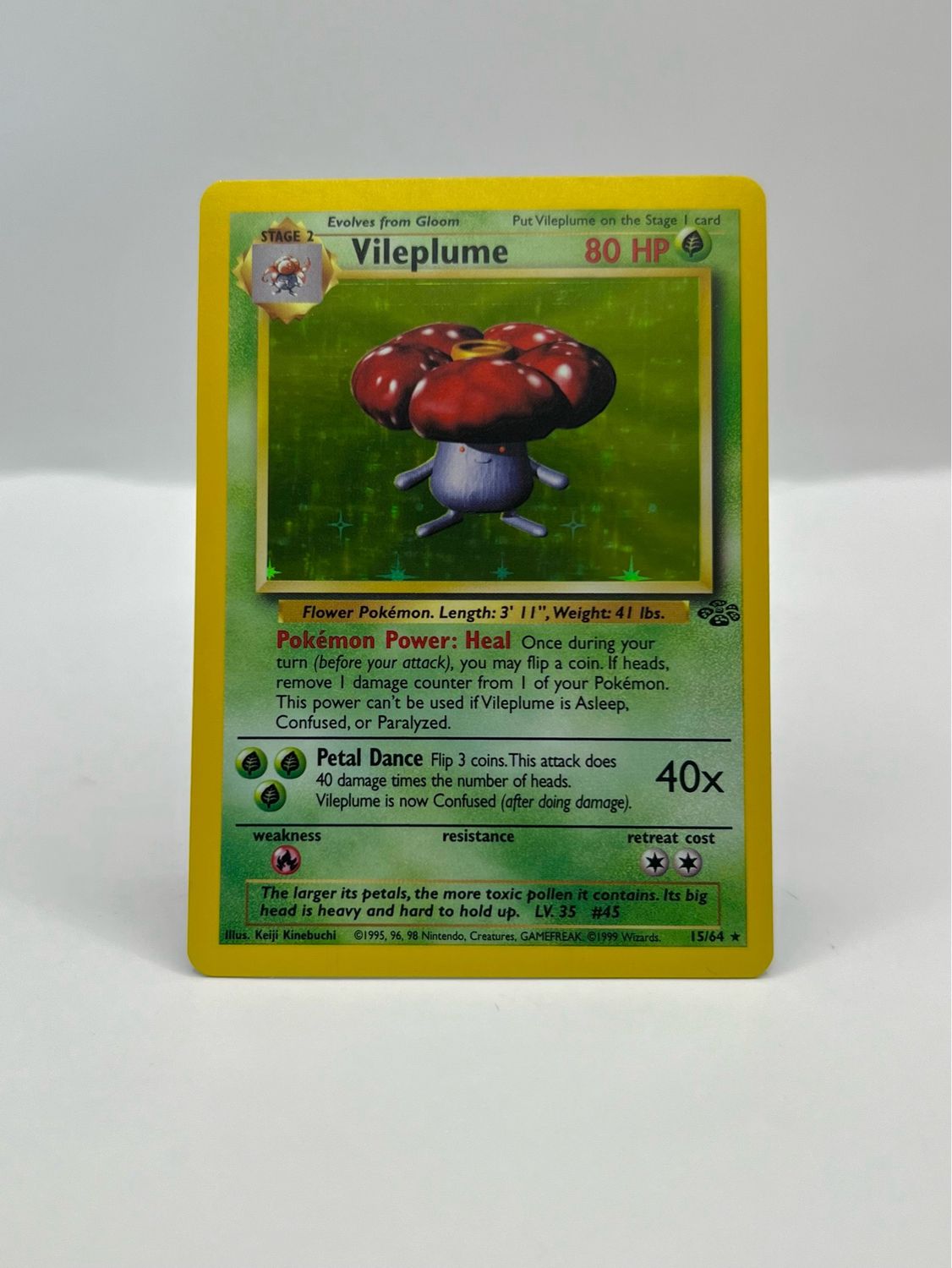 15/64 Vileplume Near Mint Holo