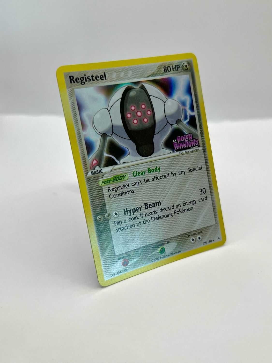 29/110 Registeel Stamped Near Mint Reverse Holo