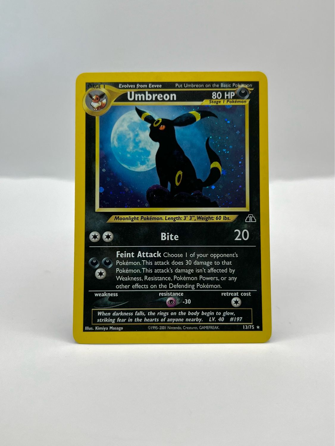 13/75 Umbreon Near Mint Holo