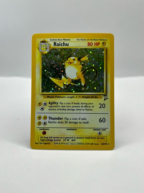 16/130 Raichu Near Mint Holo