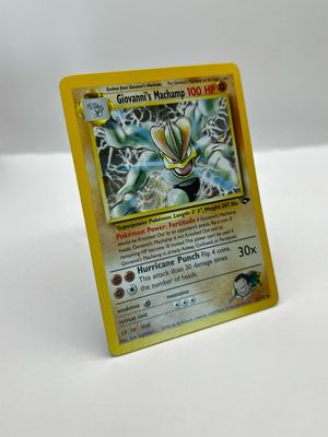 6/132 Giovanni's Machamp Near Mint Holo