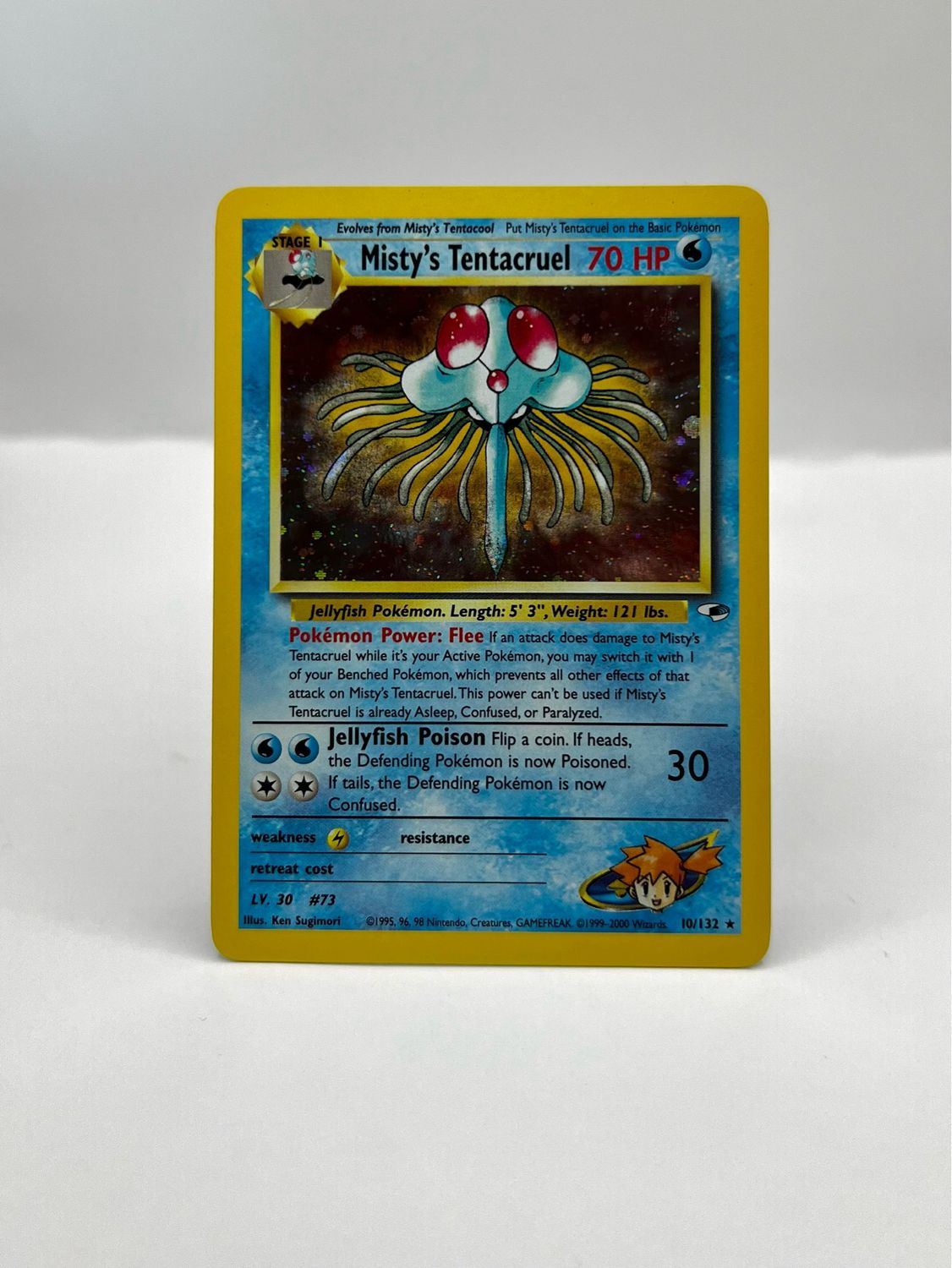 10/132 Misty’s Tentacruel Mint Holo