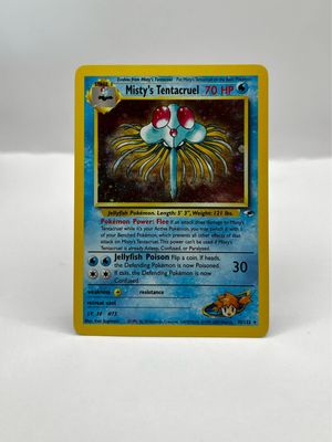 10/132 Misty’s Tentacruel Mint Holo