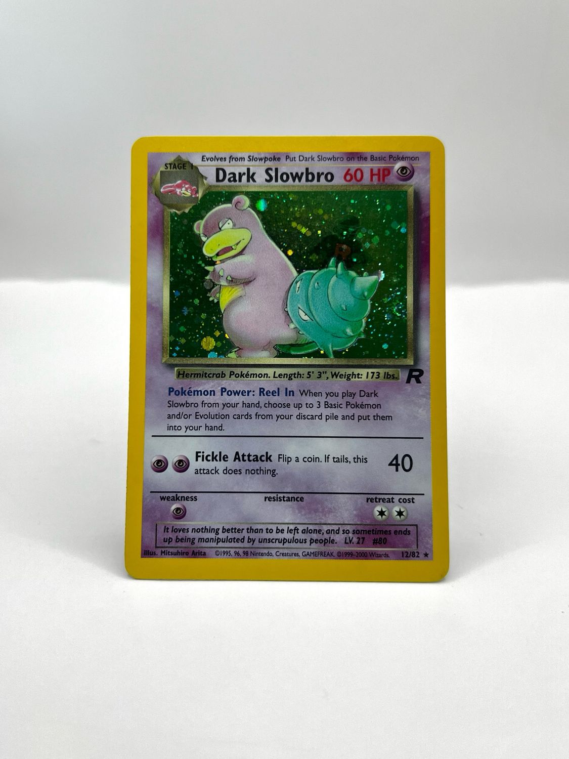 12/82 Dark Slowbro Near Mint Holo