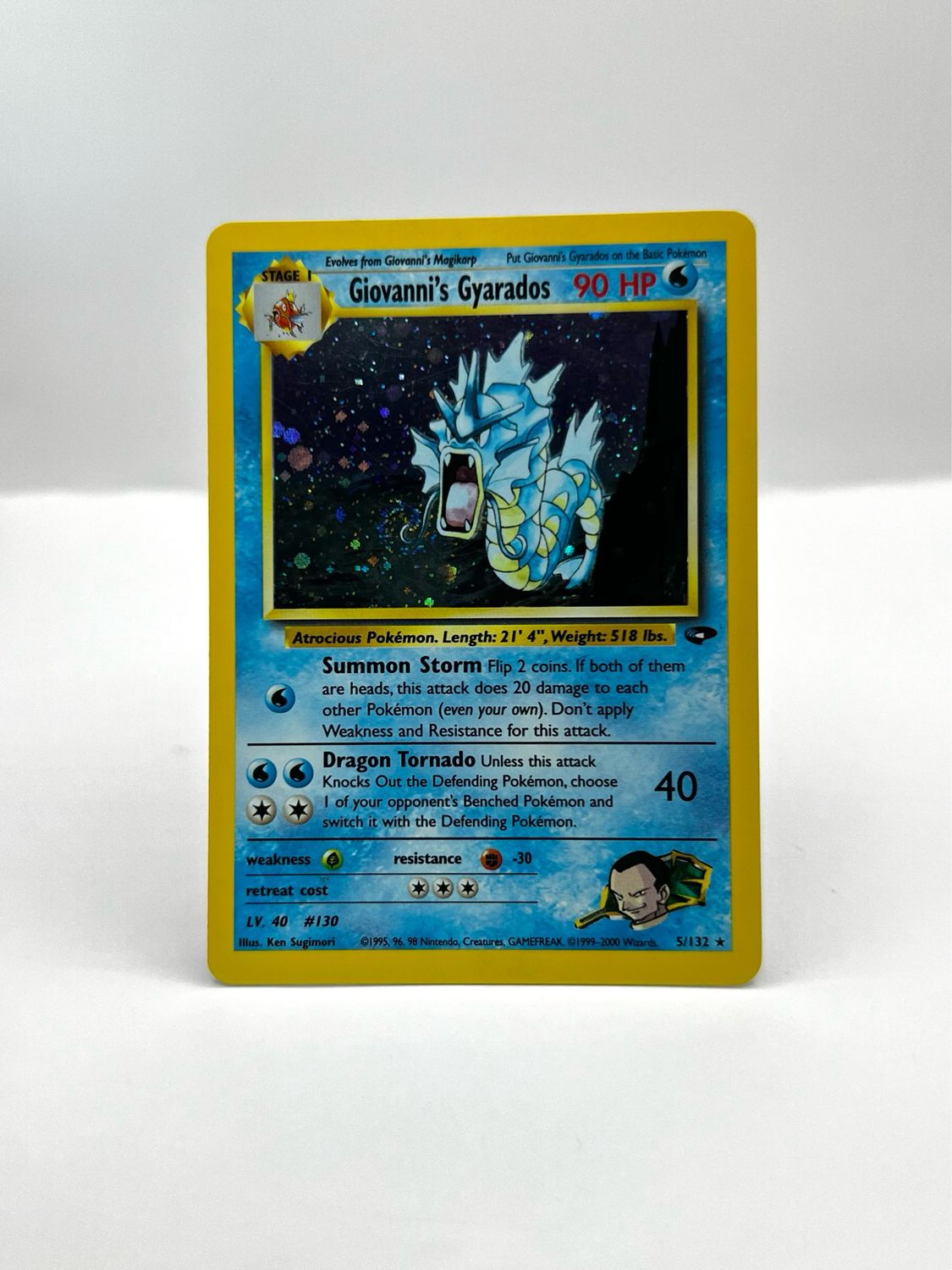 5/132 Giovanni’s Gyarados Near Mint Holo