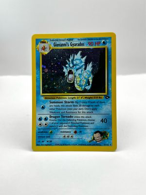 5/132 Giovanni’s Gyarados Near Mint Holo