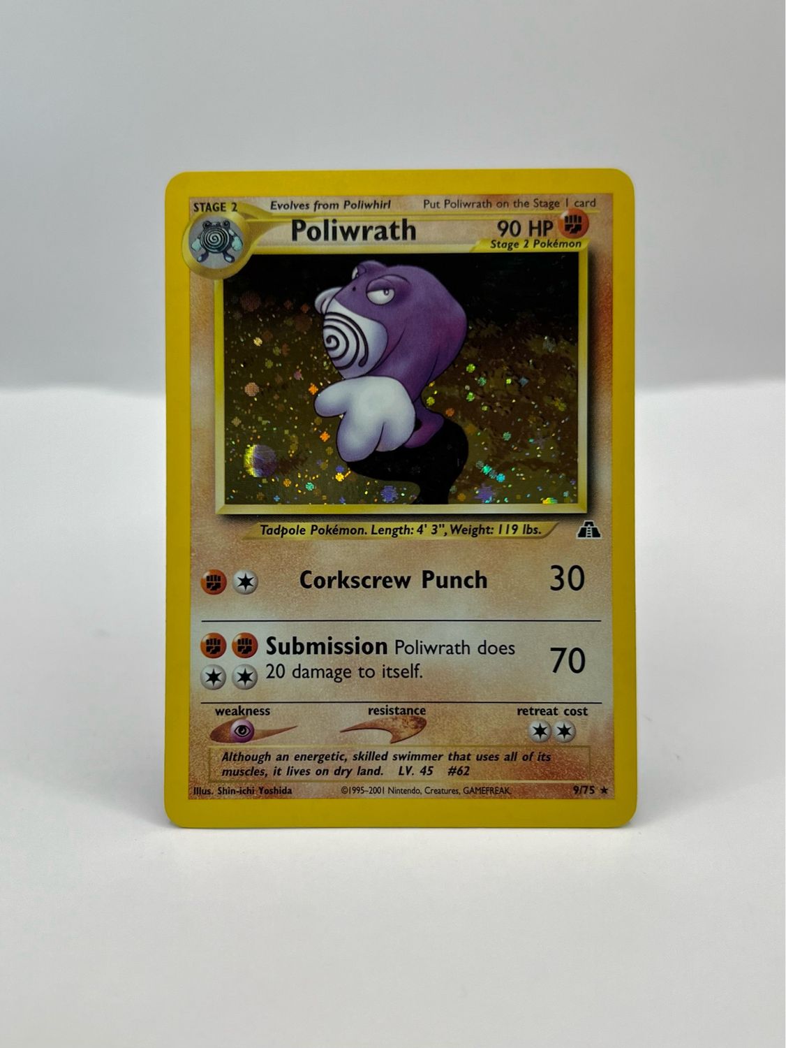 9/75 Poliwrath Light Play Holo